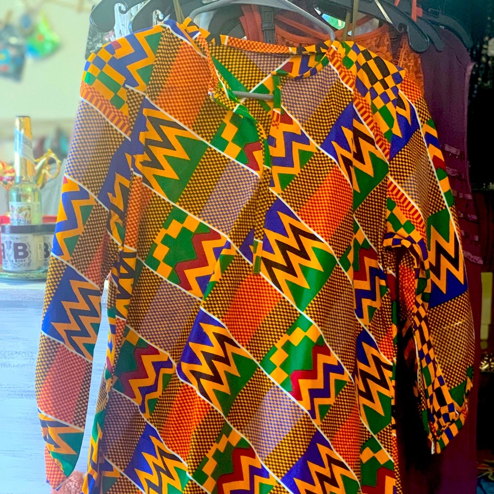 Africana blouses/short dress